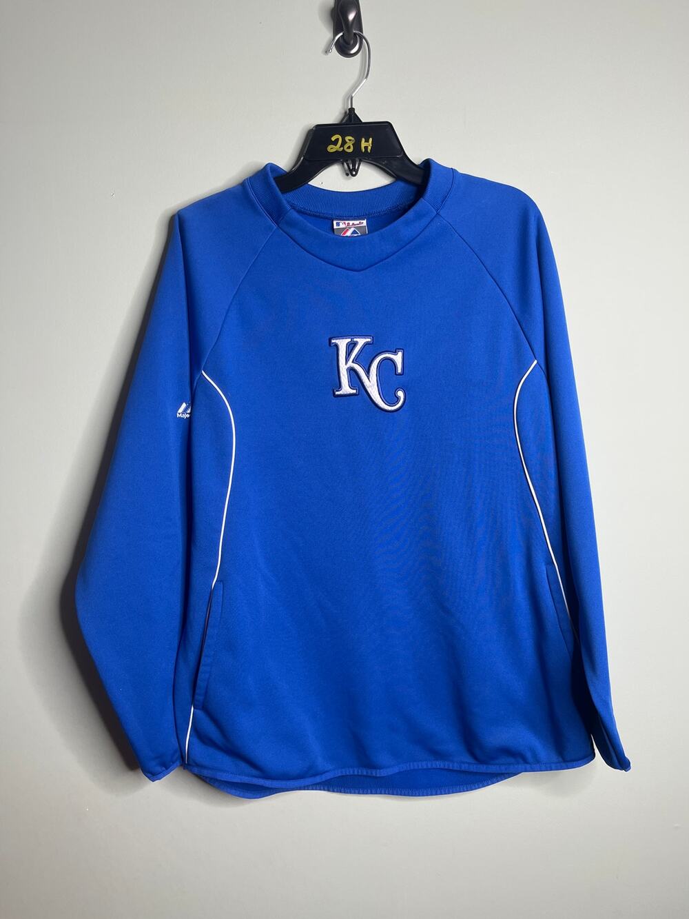 Majestic Kansas City Royals Therma Base Pullover Small